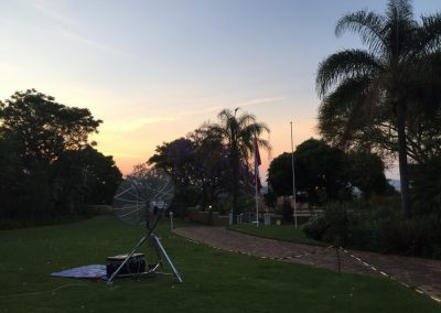 moon-set in Pretoria